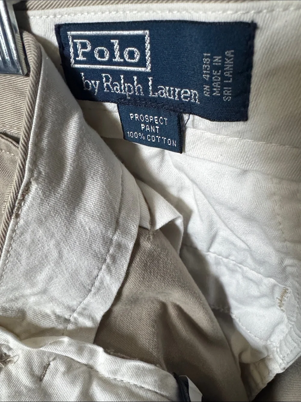 Polo by Ralph Lauren Beige Khaki Chino Pants